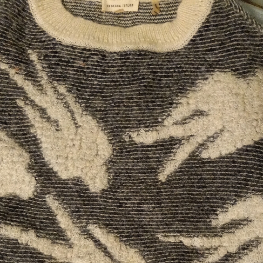 Bird Pullover Mohair/Alpaca Blend Sweater₩